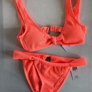 Hurley Swim Vibrant Coral Bikini Set